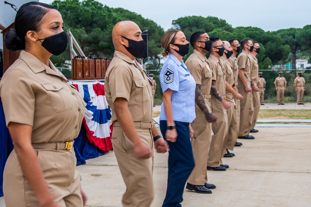 New Chiefs Pinned at Naval Station Rota