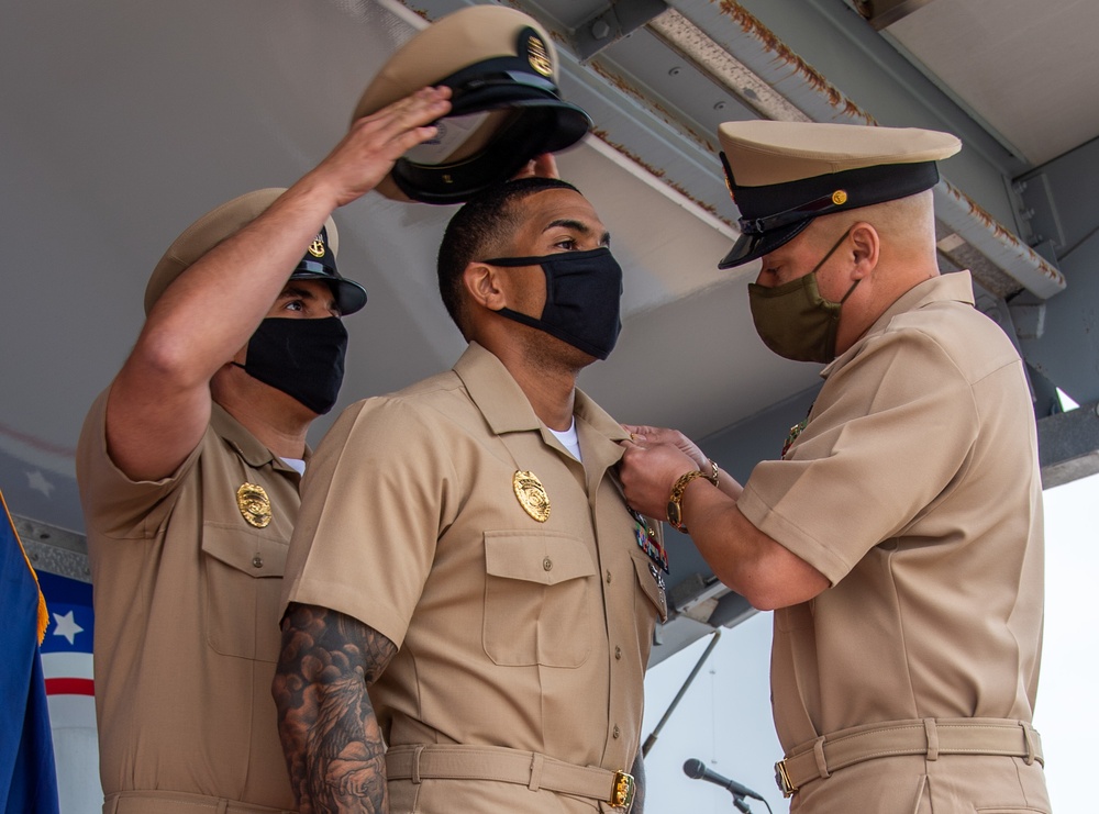 New Chiefs Pinned at Naval Station Rota