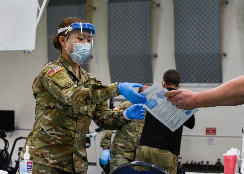 MDNG Supports Coast Guard Yard with COVID-19 Vaccinations