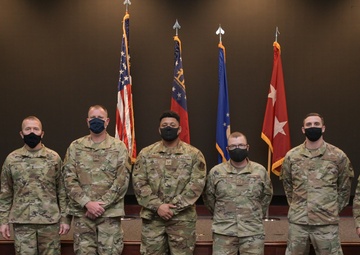 Photo of the Adjutant General of the Georgia Department of Defense visiting the 116th Air Control Wing