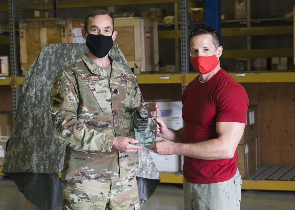 Local artist donates artwork to 140th LRS