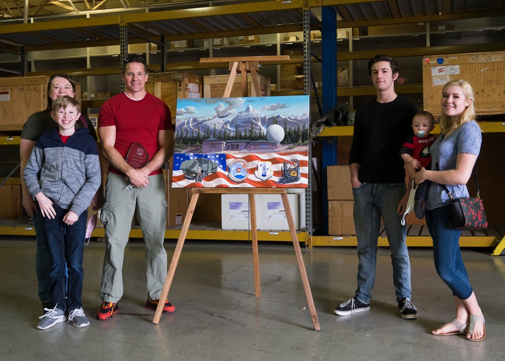 Local artist donates artwork to 140th LRS