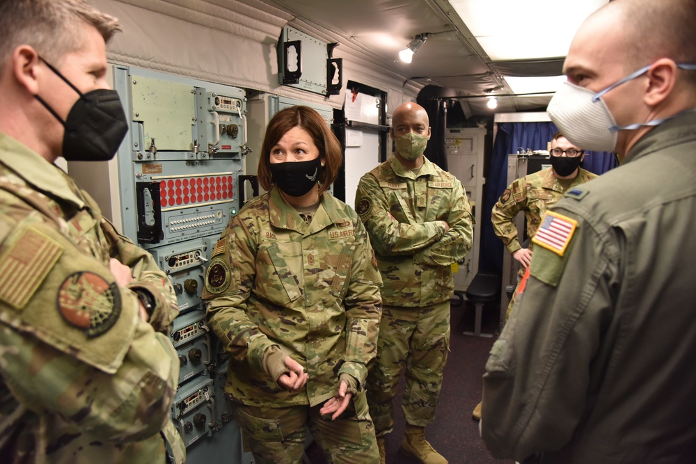 CMSAF Bass tours ICBM mission at Malmstrom