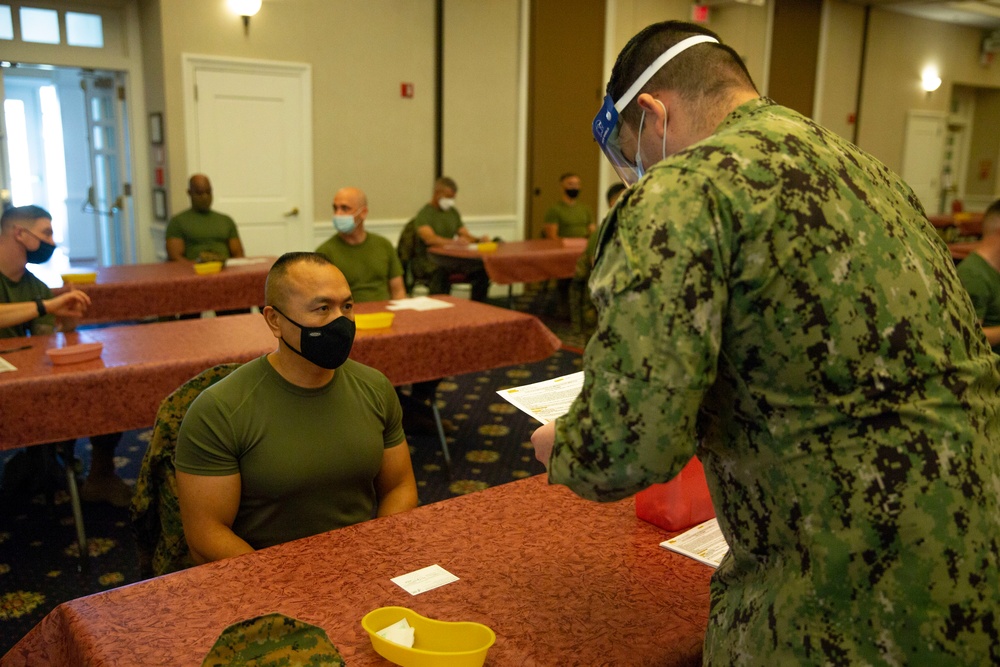 Training and Education Command COVID-19 Vaccinations