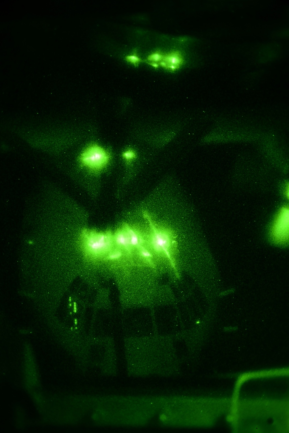 Nighttime air refueling