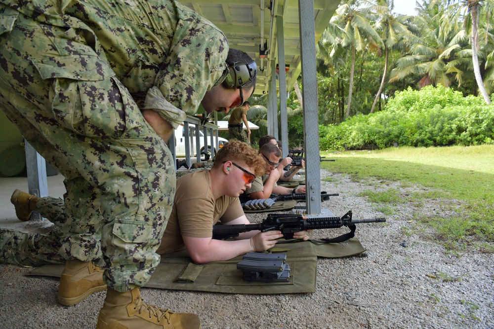 Small Arms Live Fire Qualification Diego Garcia - Jan. 28, 2021