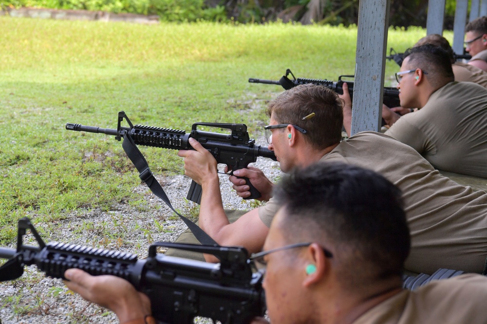 Small Arms Live Fire Qualification Diego Garcia - Jan. 28, 2021