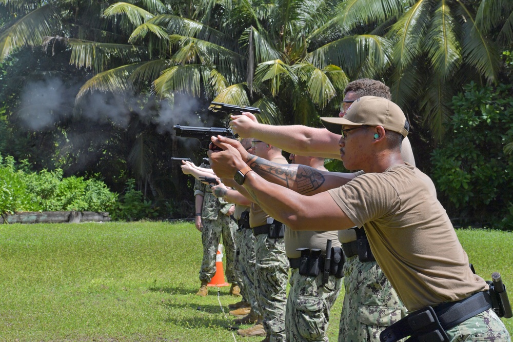 Small Arms Live Fire Qualification Diego Garcia - Jan. 28, 2021