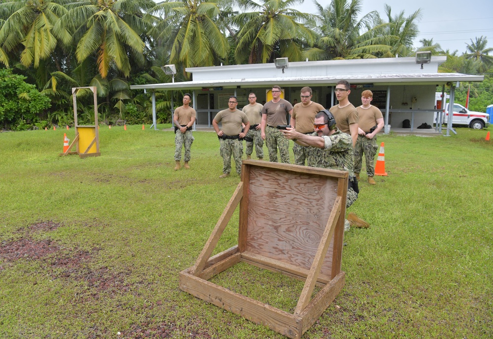 Small Arms Live Fire Qualification Diego Garcia - Jan. 28, 2021