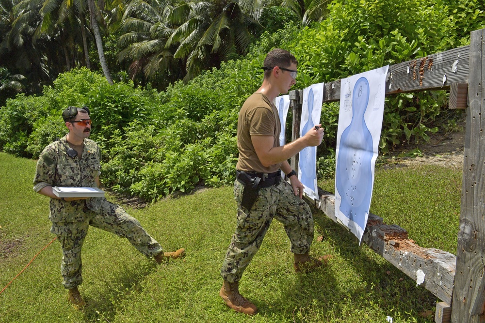 Small Arms Live Fire Qualification Diego Garcia - Jan. 28, 2021