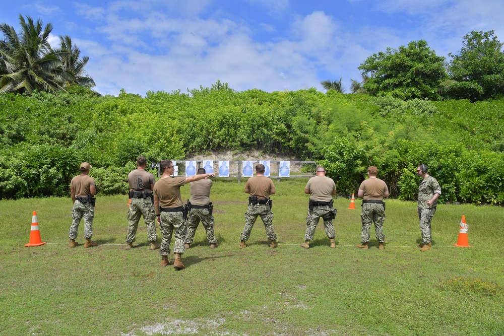 Small Arms Live Fire Qualification Diego Garcia - Jan. 28, 2021