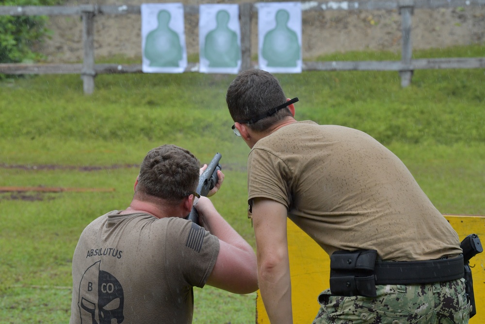 Small Arms Live Fire Qualification Diego Garcia - Jan. 28, 2021