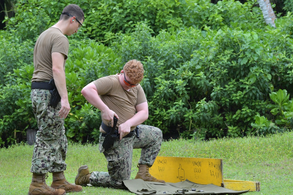 Small Arms Live Fire Qualification Diego Garcia - Jan. 28, 2021