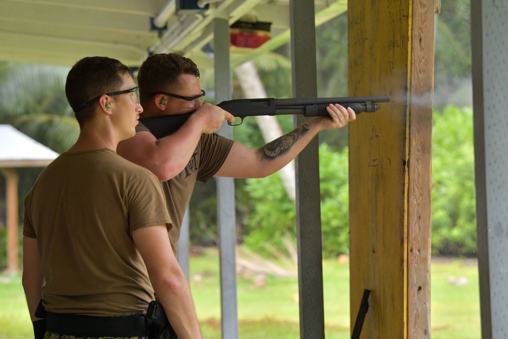 Small Arms Live Fire Qualification Diego Garcia - Jan. 28, 2021