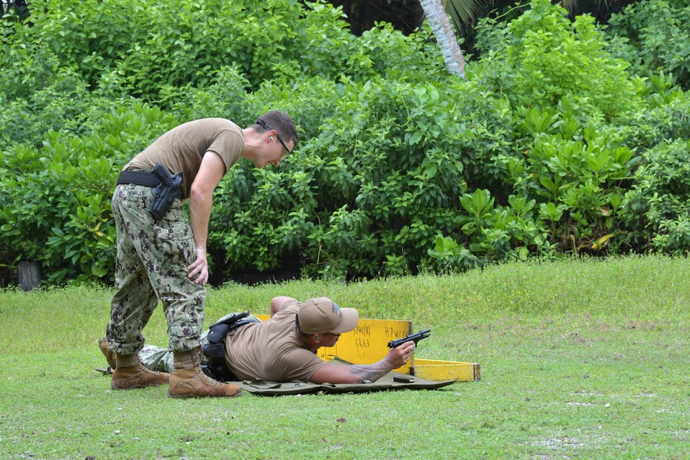 Small Arms Live Fire Qualification Diego Garcia - Jan. 28, 2021