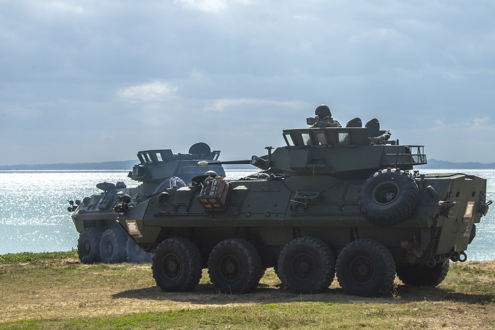 Light Armored Reconnaissance Conduct Beach Landing