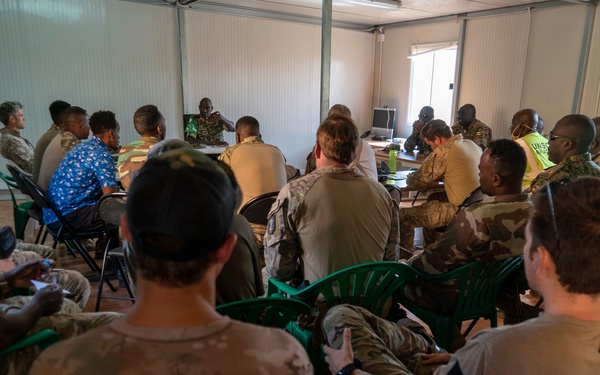 U.S. Forces Work Alongside African Military Members