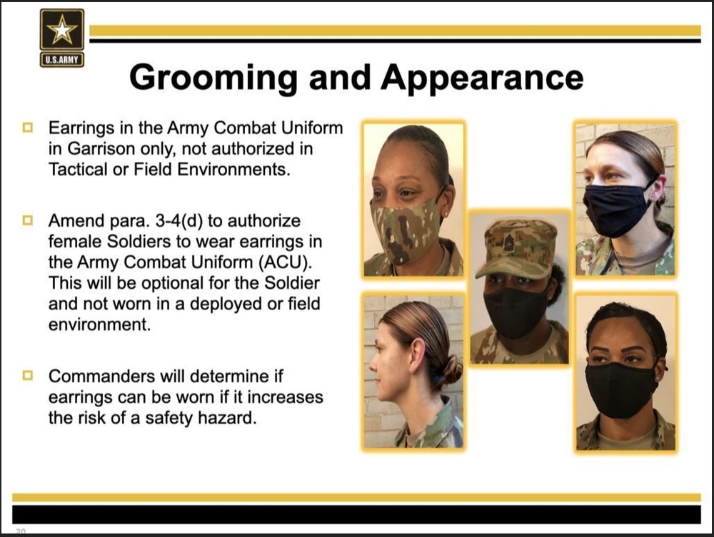 unauthorized army hair regulations