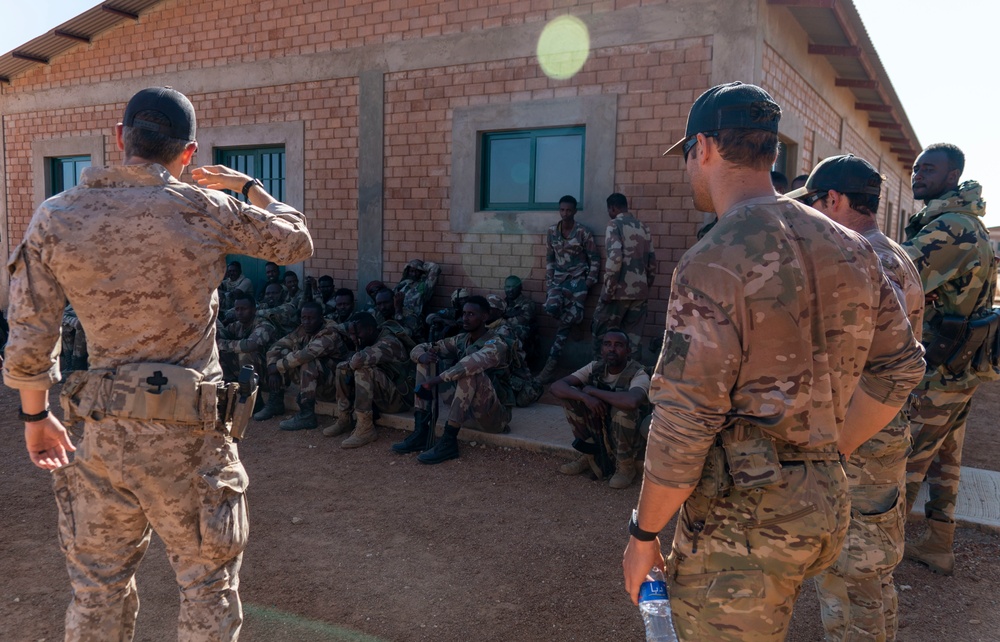 U.S. Forces Work Alongside African Military Members