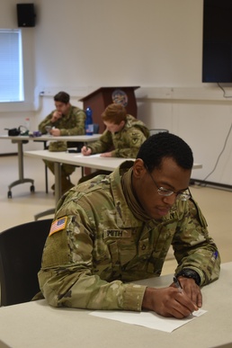Smith takes the written portion