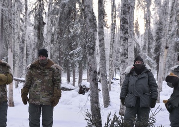 Distinguished leaders visit Arctic Survival School