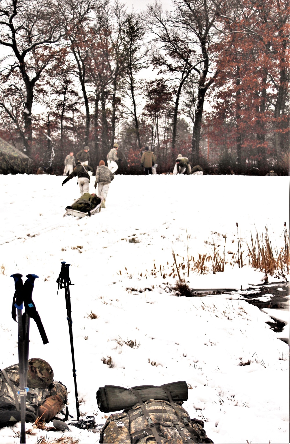 Cold-Weather Operations Course class 21-02 training operations at Fort McCoy