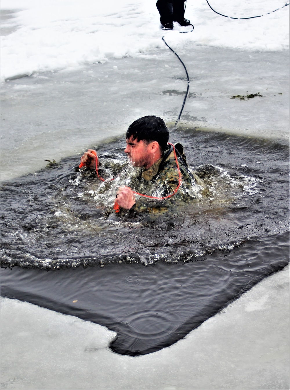 Cold-Weather Operations Course class 21-02 training operations at Fort McCoy