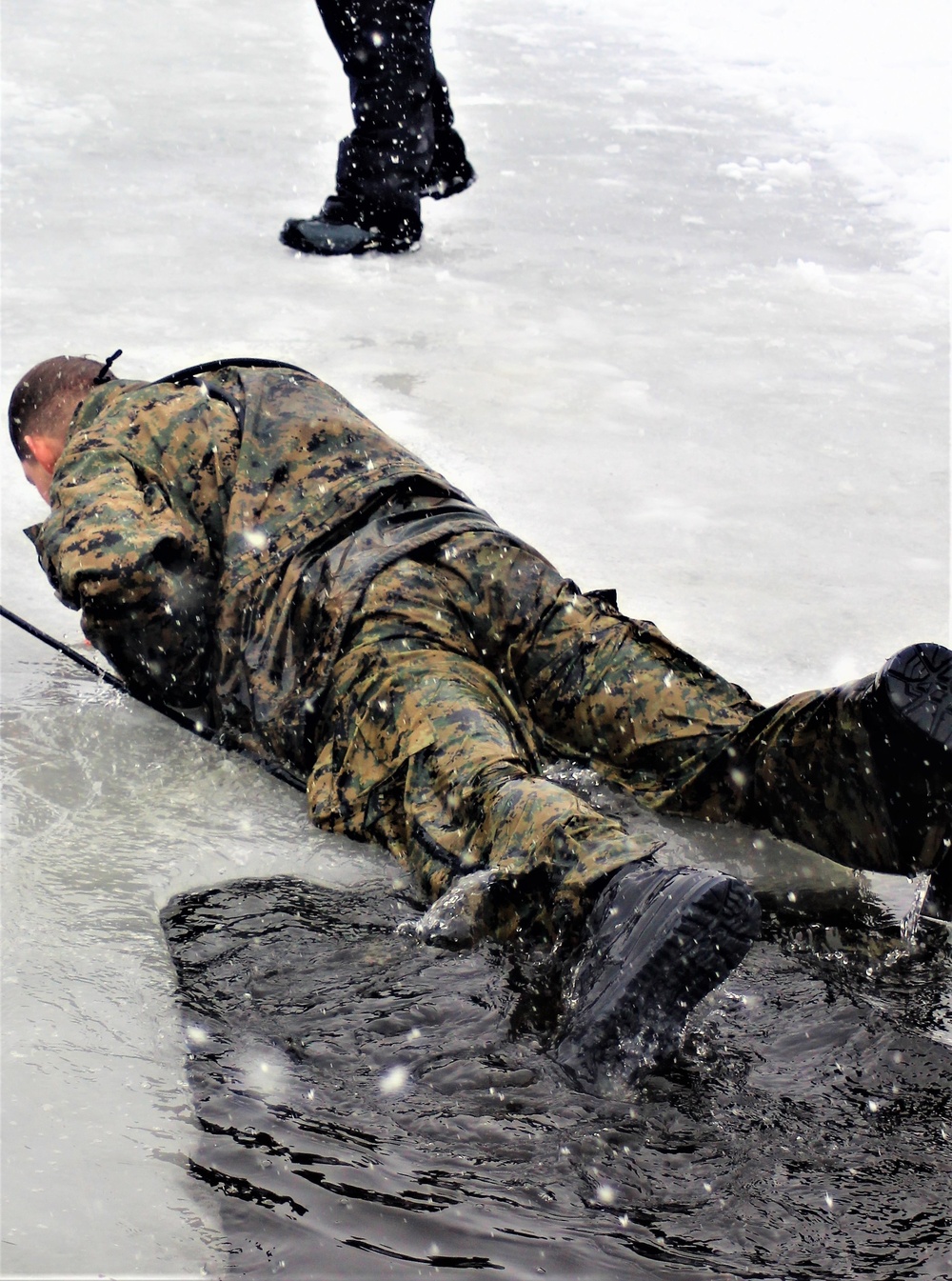 Cold-Weather Operations Course class 21-02 training operations at Fort McCoy