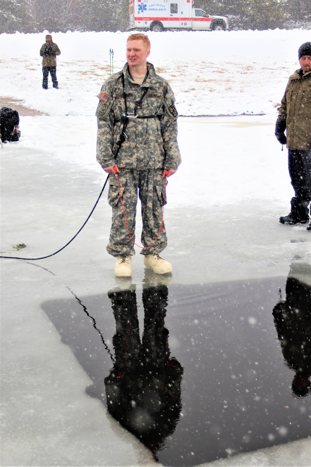 Cold-Weather Operations Course class 21-02 training operations at Fort McCoy