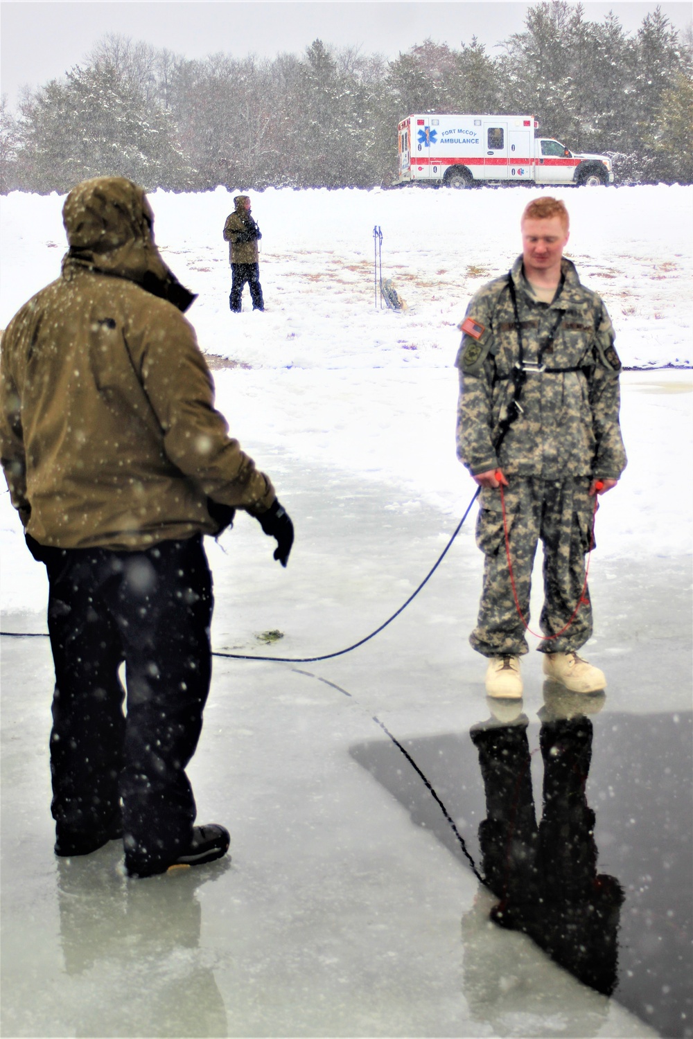 Cold-Weather Operations Course class 21-02 training operations at Fort McCoy