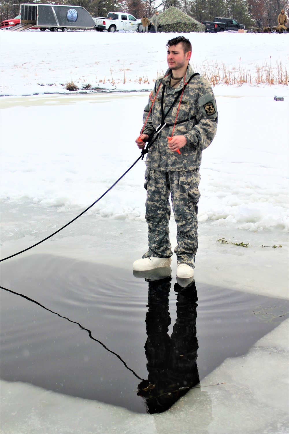 Cold-Weather Operations Course class 21-02 training operations at Fort McCoy