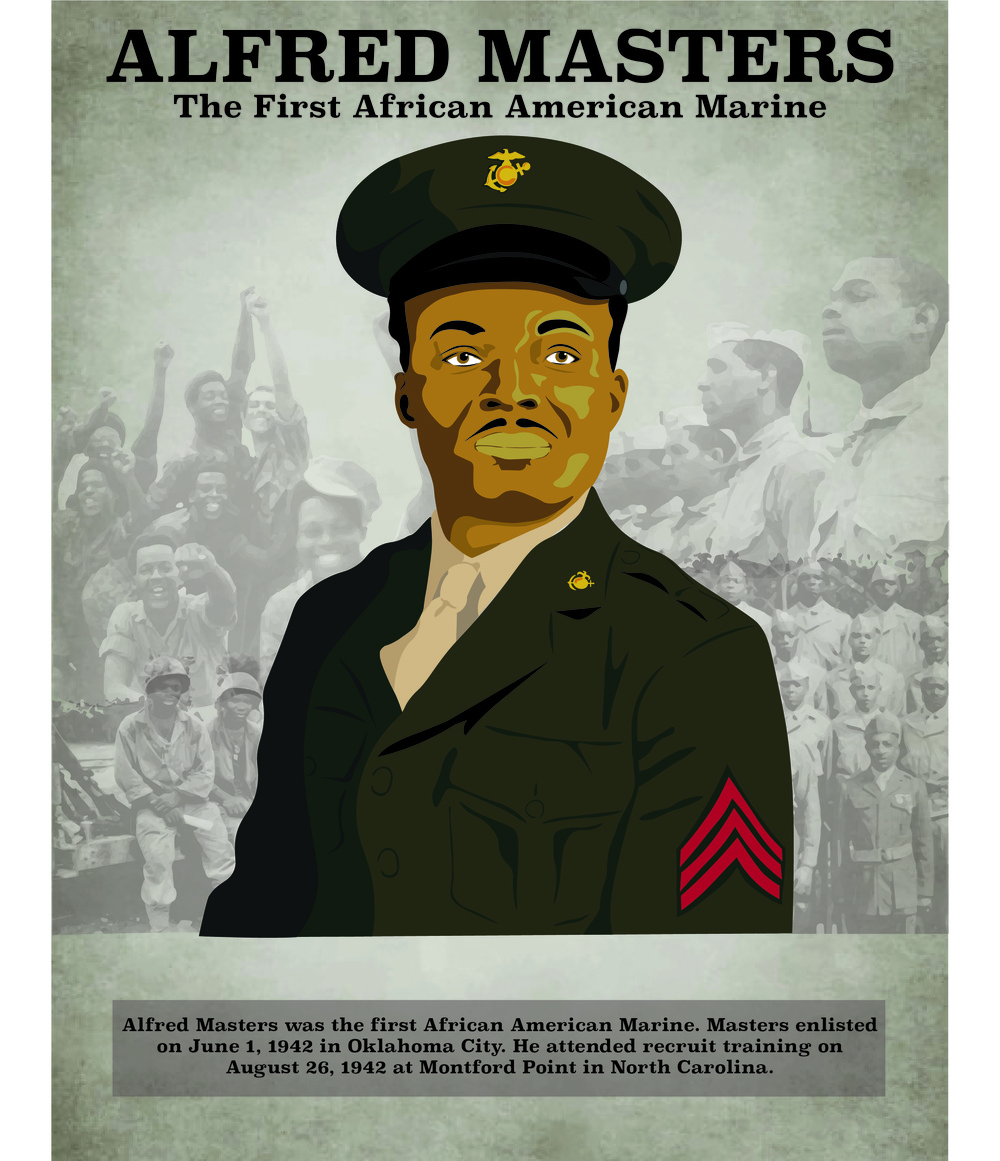 The First African American Marine - Alfred Masters