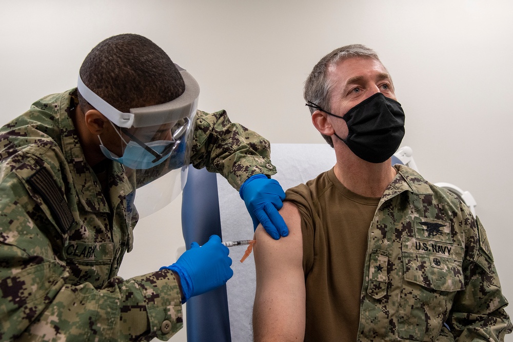 NSTC Leadership Receive COVID-19 Vaccine