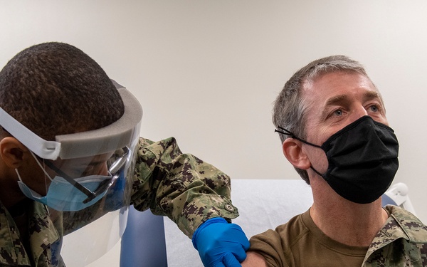 NSTC Leadership Receive COVID-19 Vaccine