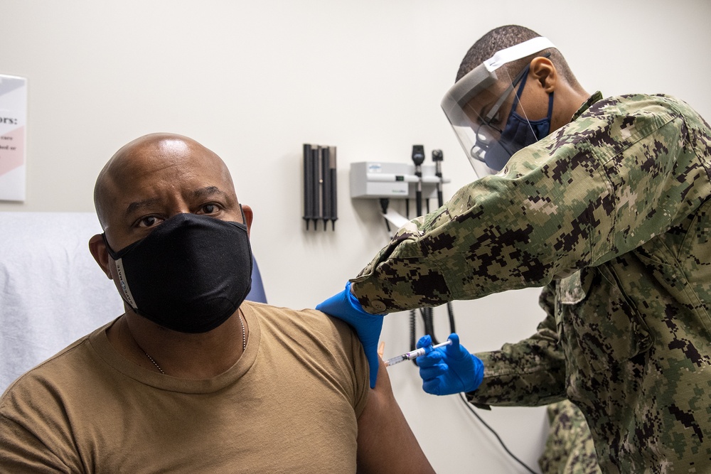 NSTC Leadership Receive COVID-19 Vaccine