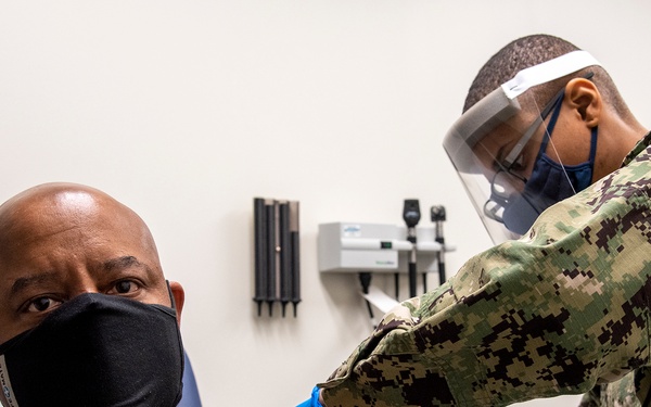 NSTC Leadership Receive COVID-19 Vaccine