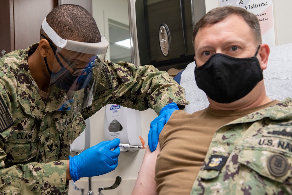 NSTC Leadership Receive COVID-19 Vaccine