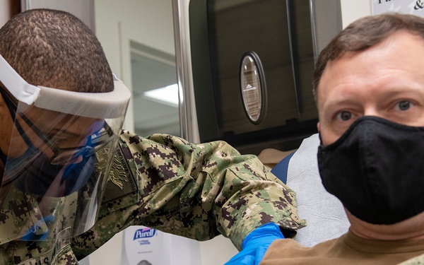 NSTC Leadership Receive COVID-19 Vaccine