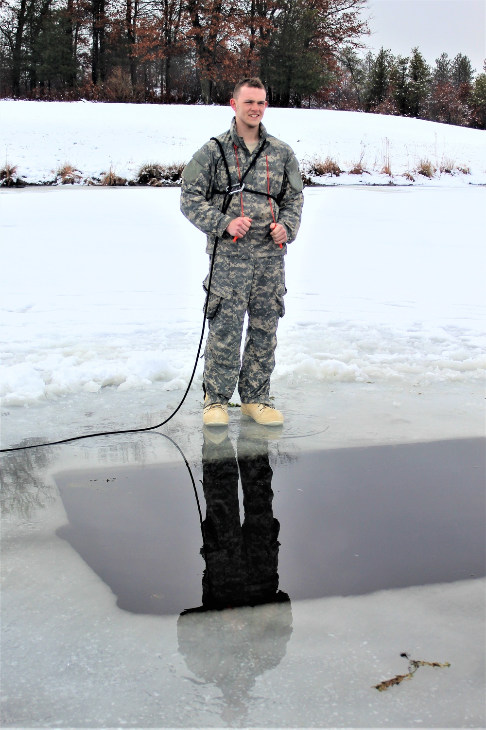 Cold-Weather Operations Course class 21-02 training operations at Fort McCoy