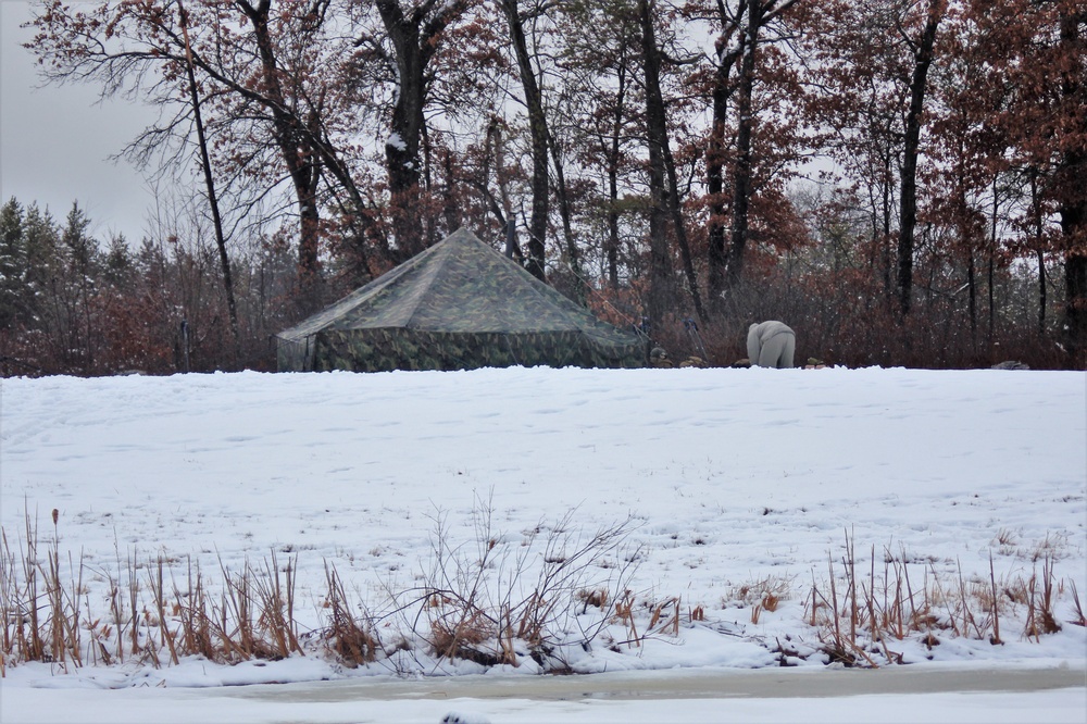 Cold-Weather Operations Course class 21-02 training operations at Fort McCoy