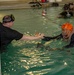 Marines participate in underwater engress training