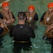 Marines participate in underwater engress training