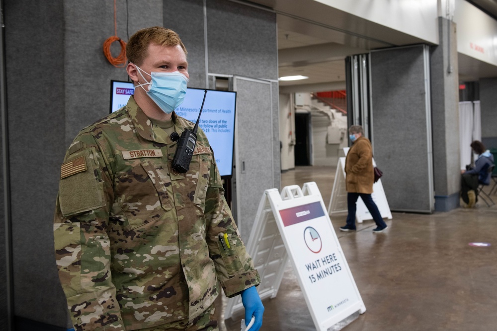 Minnesota National Guard supports vaccination efforts