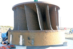 Powerhouse work at Denison Dam nears completion