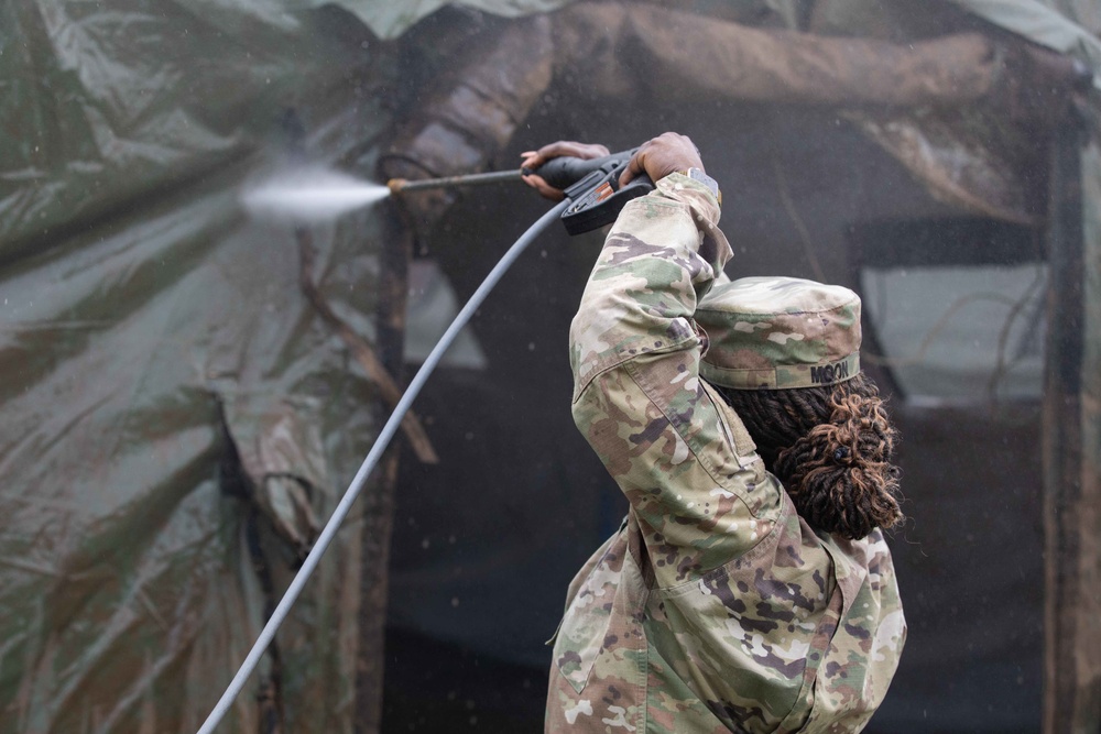 Tent Cleaning