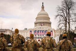 GA National Guardsmen Support the 59th Presidential Inauguration