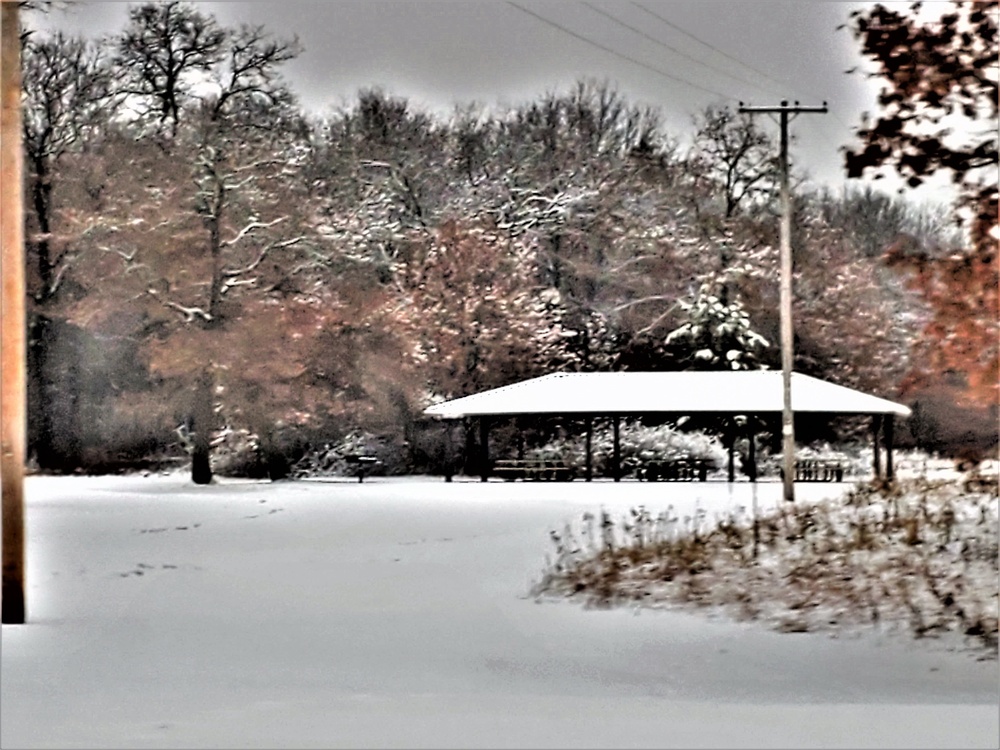 Wintry scenes at Fort McCoy in January 2021