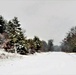 Wintry scenes at Fort McCoy in January 2021