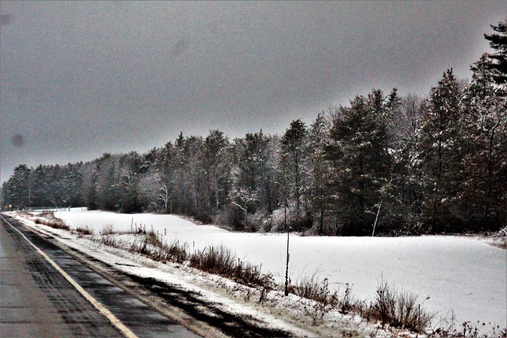 Wintry scenes at Fort McCoy in January 2021