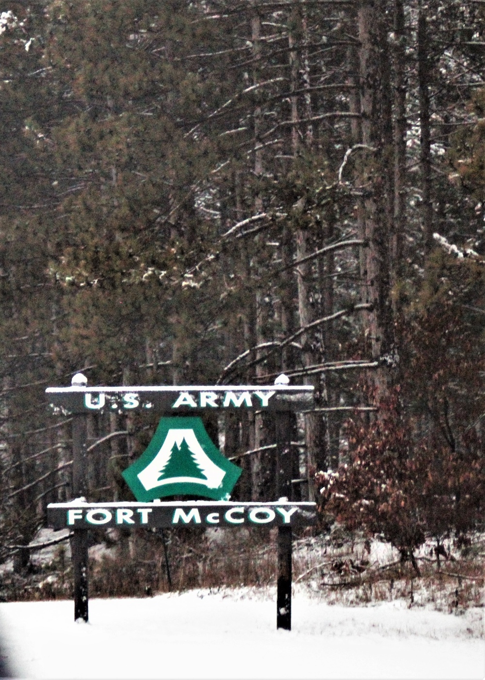 Wintry scenes at Fort McCoy in January 2021